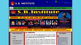 What Sbinstitute.org.in website looked like in 2019 (5 years ago)