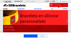 What Silibracelets.fr website looked like in 2019 (5 years ago)
