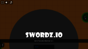 What Swordz.io website looked like in 2019 (5 years ago)