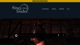 What Singloudermovie.com website looked like in 2019 (5 years ago)