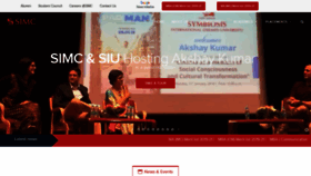What Simc.edu website looked like in 2019 (5 years ago)