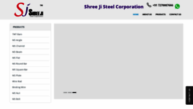 What Shreejisteelcorp.com website looked like in 2019 (5 years ago)