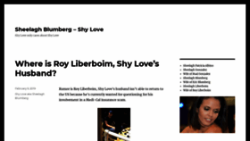 What Sheelaghblumberg.com website looked like in 2019 (5 years ago)