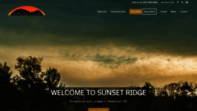 What Sunsetridgeme.com website looked like in 2019 (5 years ago)