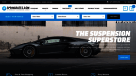 What Springrates.com website looked like in 2019 (7 years ago)