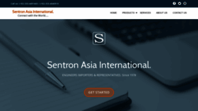 What Sentronasia.com website looked like in 2019 (5 years ago)