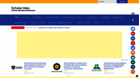 What Scholaridea.com website looked like in 2019 (6 years ago)