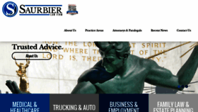 What Saurbier.com website looked like in 2019 (5 years ago)