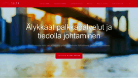 What Silta.fi website looked like in 2019 (5 years ago)