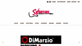 What Svguitars.com website looked like in 2019 (5 years ago)