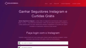 What Seguidorbrasil.com website looked like in 2019 (5 years ago)