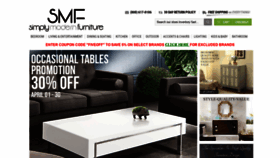 What Simplymodernfurniture.com website looked like in 2019 (5 years ago)