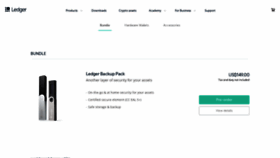 What Shop.ledger.com website looked like in 2019 (5 years ago)