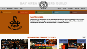 What Sfbrewersguild.org website looked like in 2019 (5 years ago)