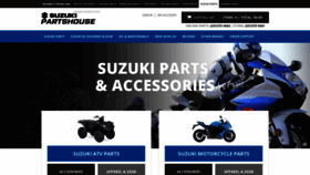 What Suzukipartshouse.com website looked like in 2019 (5 years ago)