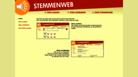 What Stemmenweb.nl website looked like in 2019 (5 years ago)