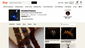 What Smadarstreasure.etsy.com website looked like in 2019 (5 years ago)
