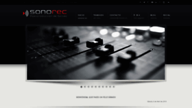 What Sonorec.es website looked like in 2019 (5 years ago)