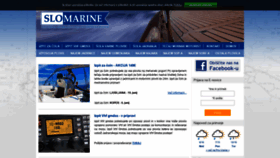 What Slomarine.si website looked like in 2019 (5 years ago)