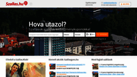 What Szalas.hu website looked like in 2019 (5 years ago)