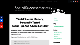 What Socialsuccessmastery.com website looked like in 2019 (5 years ago)