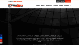 What Salesdialers.com website looked like in 2019 (5 years ago)