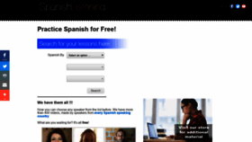 What Spanishlistening.org website looked like in 2019 (5 years ago)