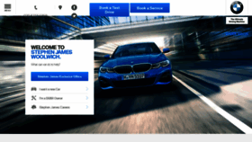 What Stephenjameswoolwichbmw.co.uk website looked like in 2019 (5 years ago)