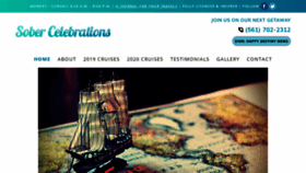 What Sobercelebrations.com website looked like in 2019 (5 years ago)