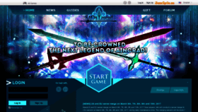What Sao.gamesprite.me website looked like in 2019 (6 years ago)