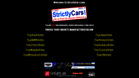 What Strictlycars.com website looked like in 2019 (5 years ago)
