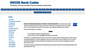What Swissbankcodes.com website looked like in 2019 (5 years ago)