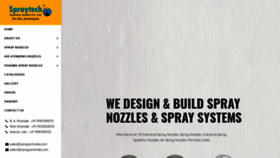 What Spraynozzles.in website looked like in 2019 (5 years ago)