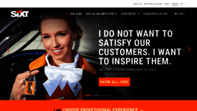 What Sixt.jobs website looked like in 2019 (5 years ago)