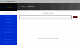 What Searchshared.com website looked like in 2019 (5 years ago)