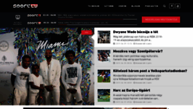 What Sport1tv.hu website looked like in 2019 (5 years ago)