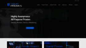 What Squidproxies.com website looked like in 2019 (5 years ago)