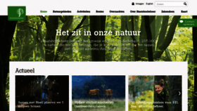 What Staatsbosbeheer.nl website looked like in 2019 (5 years ago)