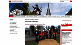 What Stadt-ratingen.de website looked like in 2019 (5 years ago)