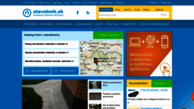 What Stavebnik.sk website looked like in 2019 (5 years ago)
