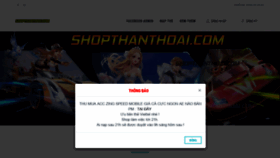What Shopthanthoai.com website looked like in 2019 (5 years ago)