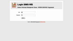What Sims.wisma-bahasa.or.id website looked like in 2019 (5 years ago)