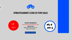 What Sfbaysummit.com website looked like in 2019 (5 years ago)