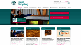 What Swissrecycling.ch website looked like in 2019 (5 years ago)