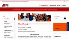 What Spw.pl website looked like in 2019 (5 years ago)
