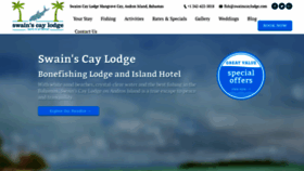 What Swainscaylodge.com website looked like in 2019 (7 years ago)