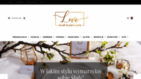 What Sklepslubny.love website looked like in 2019 (5 years ago)