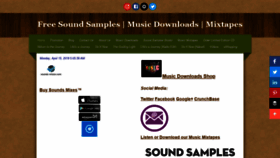 What Sounds-mixes.co.uk website looked like in 2019 (5 years ago)