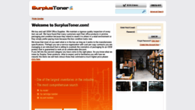What Surplustoner.com website looked like in 2019 (5 years ago)