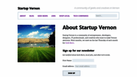 What Startupvernon.com website looked like in 2019 (5 years ago)